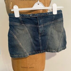 Free People Denim Mini Skirt NWT